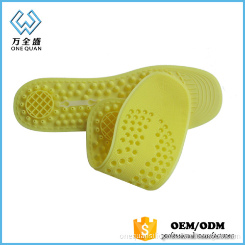 100% excellent eco-friendly sofe silicone height increase insole